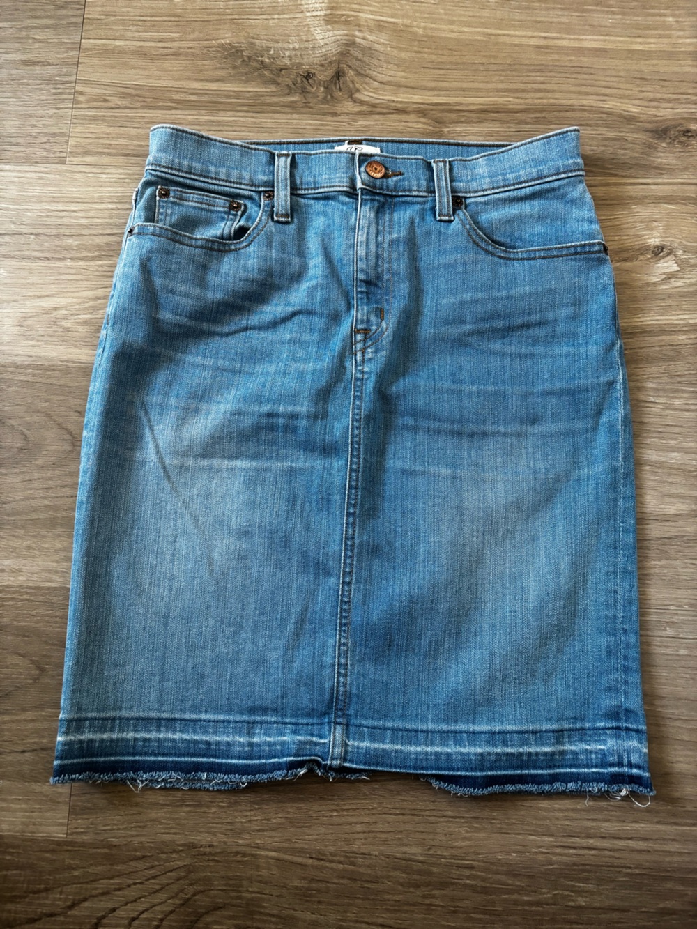 J. Crew Light Blue Denim Pencil Skirt